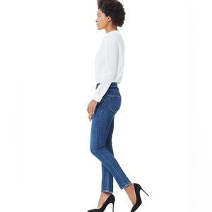 COH "HARLOW HIGH-RISE SLIM" Premium Vintage Jeans In "CARMEL"